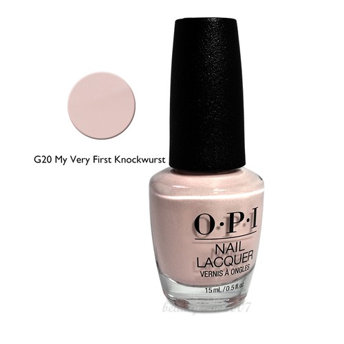 Opi Nail Polish G My Very First Knockwurst 0 5oz Ebay