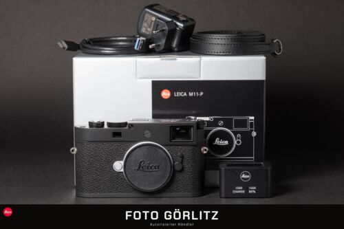 Leica M11-P 20211 schwarz vom 01.12.2023 (614 Auslösungen) FOTO-GÖRLITZ Ankauf - Afbeelding 1 van 13