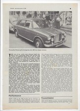 1964 Vanden Plas Princess 1100: 5-seitiges Motormagazin Straßentest