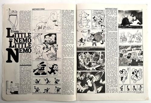 BUGS BUNNY & DAFFY WB 1976 MEDIASCENE #21 BULLWINKLE COMIC ART DISNEY - Picture 4 of 6