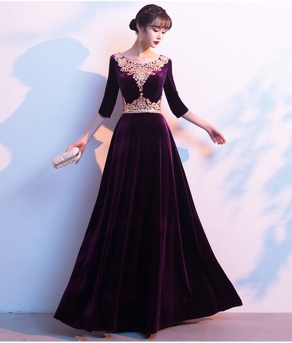 NEW Evening Formal Party Ball Gown Prom Bridesmaid Show Chorus Host Dress MSF085 - Picture 6 of 15