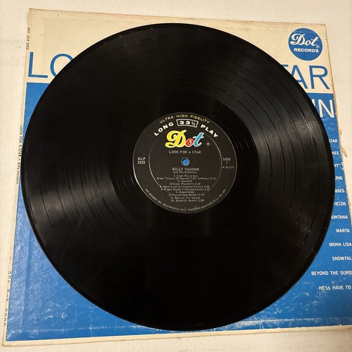 Billy Vaughn Look For A Star VG+/VG Ultrasonic Clean 1960 DLP 322 - Foto 3 di 6