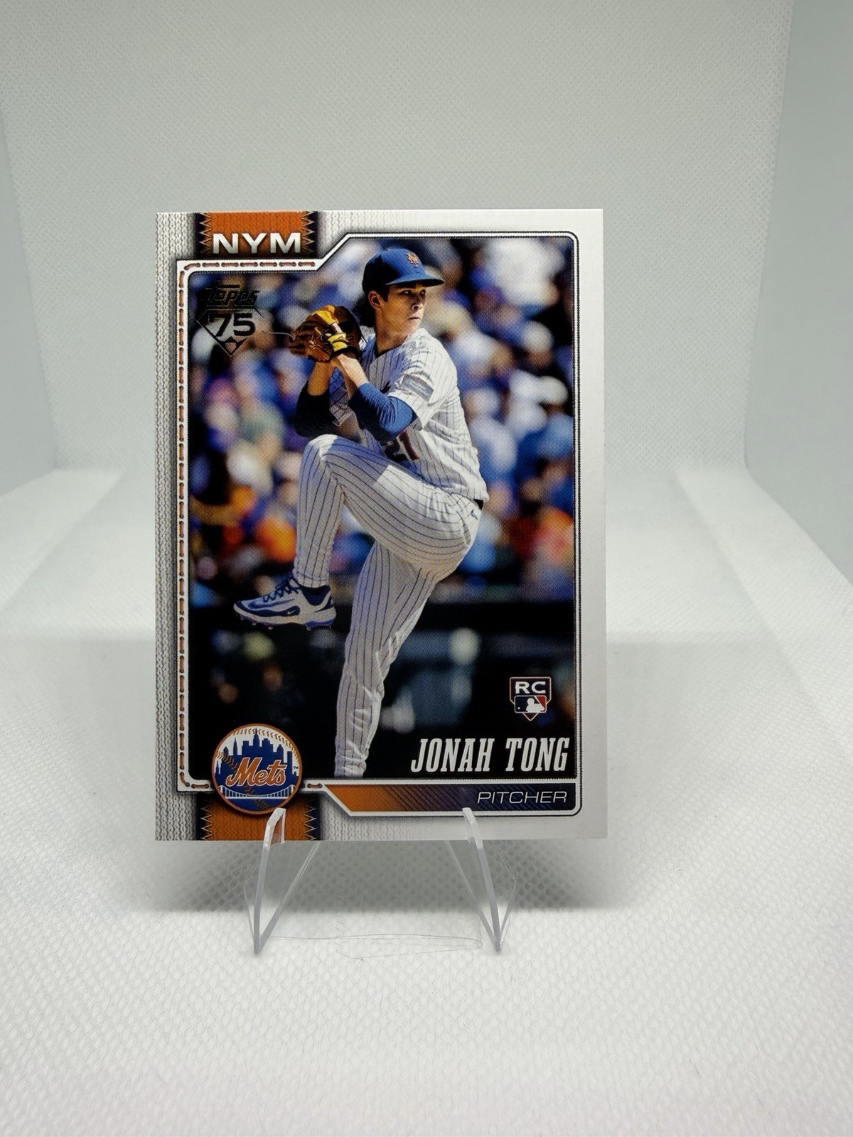 2026 Topps Series 1 #4 Jonah Tong New York Mets RC