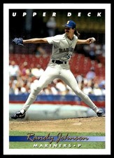 Randy Johnson 1993 Upper Deck #336 Mariners MLB READ FREE SHIPPING AutographDen