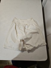 Halara Softly Zero Airy 2/1 Yoga Shorts Ivory Pockets 7 Inseam High Rise 1560