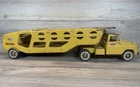 Vintage Tonka Car Carrier #840 Yellow Truck 1960s Pressed Steel Large Toy