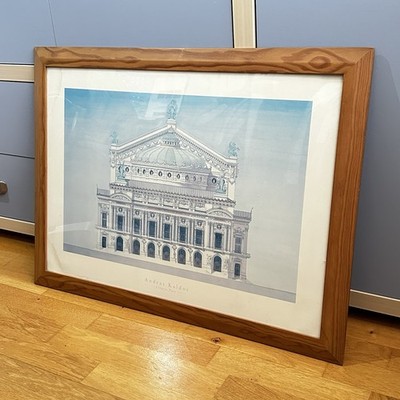 Andras Kaldor L Opera Paris Garnier Framed Print Architect Opera House Wall Art