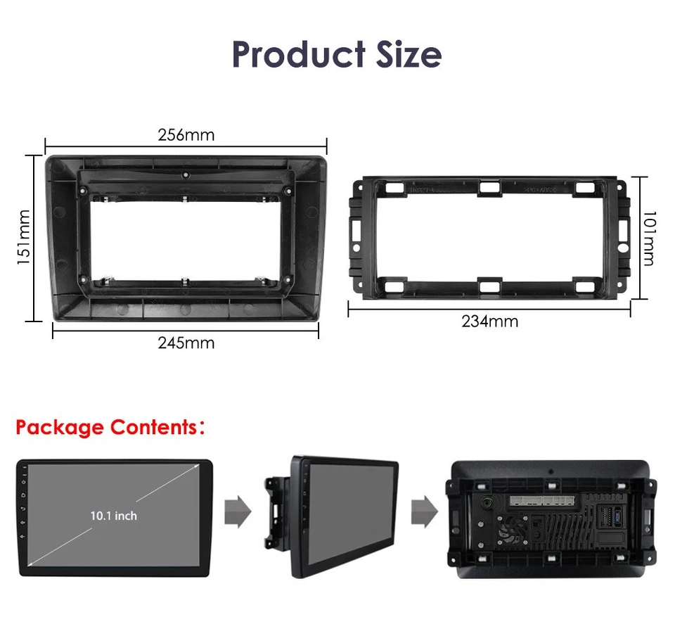 9"Android Car Stereo Radio Carplay GPS Navi For Chrysler sebring 300C Dodge Ram - Image 3 of 4