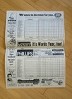 1974 DETROIT TIGERS v CLEVELAND INDIANS Scorecard/Program Unscored — photo 2