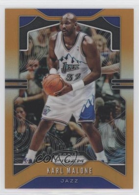 2019-20 Panini Prizm Orange Prizm 18/49 Karl Malone #19 HOF 0c6