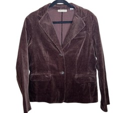 NWT Vintage Lord Taylor Brown Corduroy Blazer