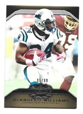 /99 Gold 2010 Topps Triple Threads DeAngelo Williams #31 Carolina Panthers Card