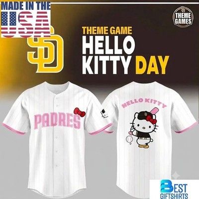 Custom Name - Padres Kitty Day 2026 Baseball Jersey - All Size