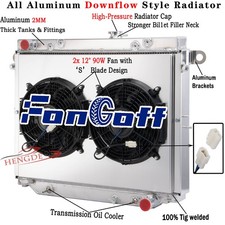 4 Row Radiatorshroud Fan For 1998-2007 Toyota Land Cruiser Lexus Lx470 4.7l 4 Row Radiatorshroud Fan For 1998-2007 Toyota Land Cruiser Lexus Lx470 4.7l
