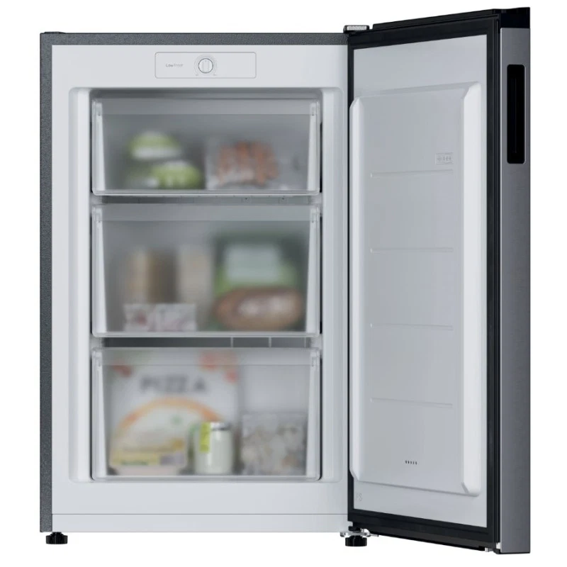 CANDY CNUQ2L58EX CONGELATORE VERTICALE 3 CASSETTI SILVER CLASSE E - Immagine 2 di 4