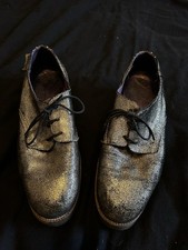 Red Or Dead Women’s Metallic Lace Up Shoes, Size 6