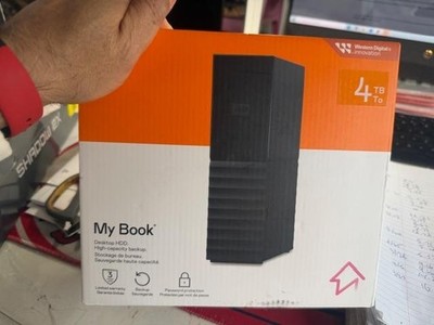 WD My Book 4TB 中古美品 Western Digital My Book 4 TB, External, 5400 RPM, 3.5 inch (WDBB