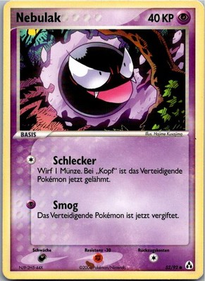 Pokémon Nebulak 52/92 EX Legend Maker 2006