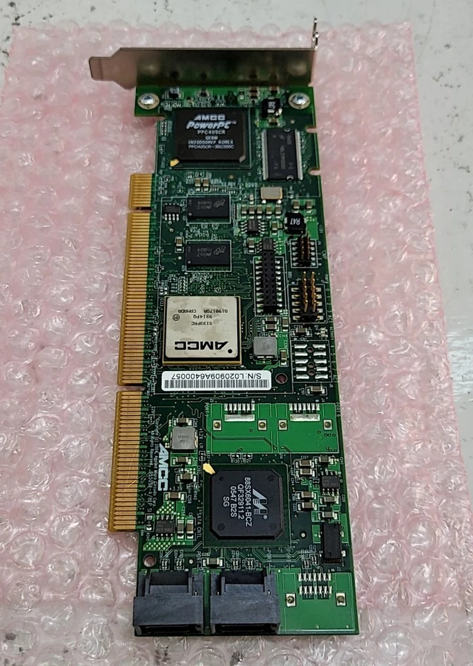 AMCC 9550SX-4/8LP RAID Controller Card Low Profile - Image 2 of 2
