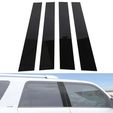 Black Door Window B Pillar Post Decor Cover Trim  Emblem Sticker For 4Runner 10+