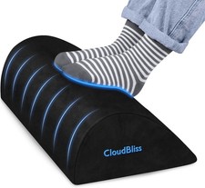 Foot Rest For Under Desk At Work Foot Stool For Office Footrest Black Soft Foot Rest For Under Desk At Work Foot Stool For Office Footrest Black Soft