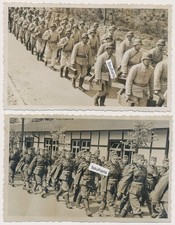 2 x Foto AK Truppen&uuml;bungsplatz Wahn Wehrmacht 1939 (745n)