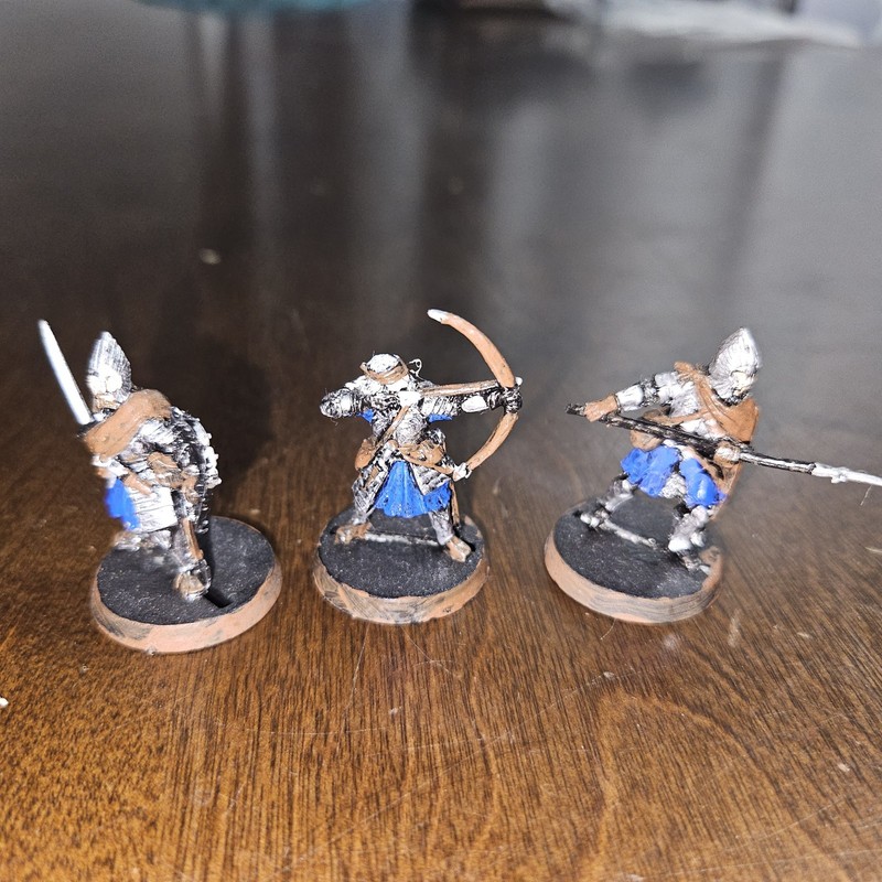 Osgiliath Veterans Early 2000s Metal Miniatures Middle Earth Strategy Battle...