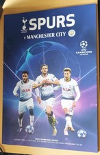 Tottenham Hotspur v Manchester City 9 April 2019 - Champions League Programme
