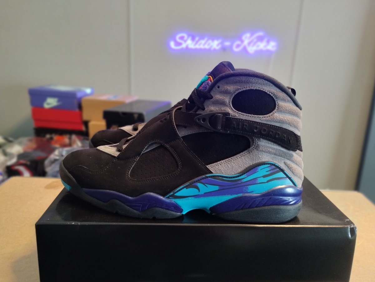 Size 15 - Air Jordan 8 Retro 2025 Aqua for sale online | eBay