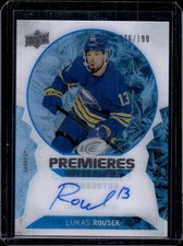 2024-25 Upper Deck Ice  Lukas Rousek 2023-24 Update: Ice Premieres Auto #/199