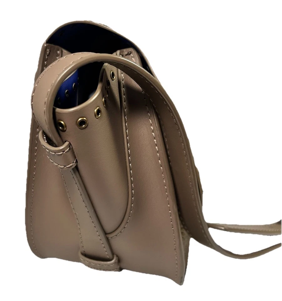 Zac Posen Eartha Iconic Saddle Bag / Shoulder Bag / Crossbody w/purple Interior - Image 3 of 4
