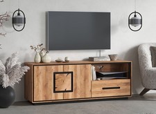 TV Element 1 Schubkasten 145x54cm Lowboard Massivholz Wildeiche geölt NEU OVP!!!