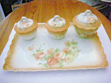 Antique Czecho-Slovakia Dresser set era 1918-...