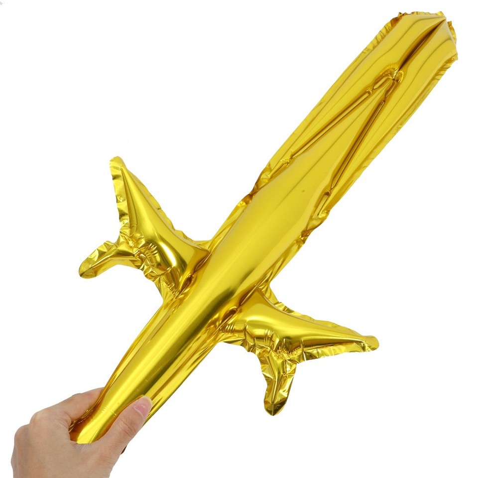 Inflatable Dagger Aluminum Foil Inflatable Pirate Swords Durable Golden Kids Role Play ...