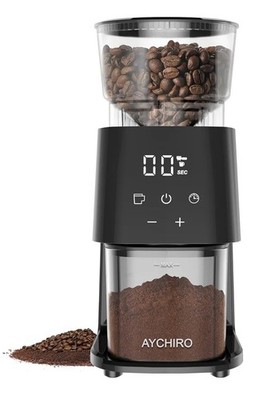 Burr Coffee Grinder Electric, Adjustable Burr Mill with 30 Grinding Settings,...
