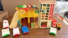 Vintage 1970 Fisher Price Play Family Action Garage #930 Works w/ 14 Cars