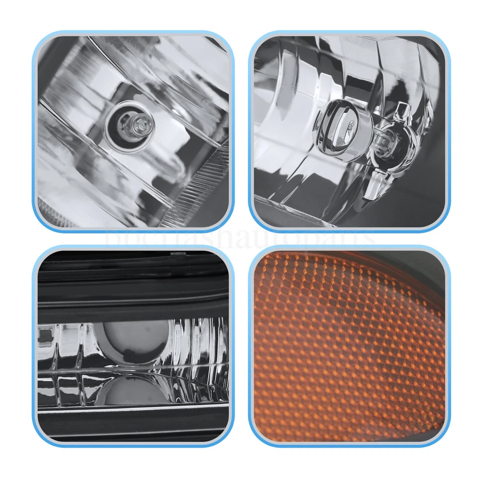 Подходит для 2002-2009 TrailBlazer фары галогенные фары левый + правый сборка - Изображение 4 из 4