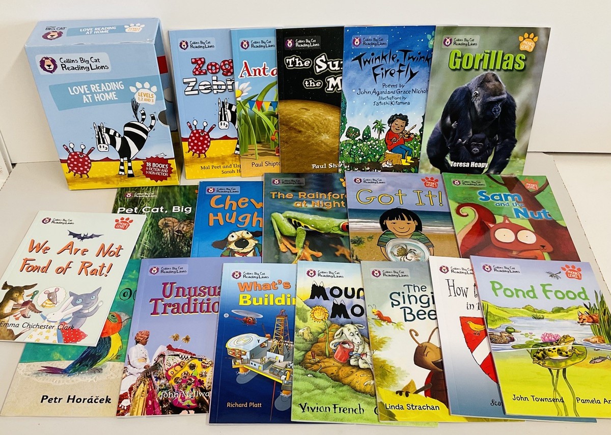 Collins Big Cat Reading Lions - Set of 6 Books Phonics Level