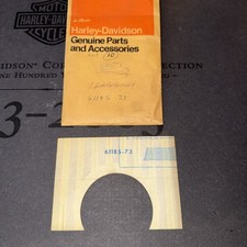 Harley Davidson NOS Decal Emblem Gas tank Top 61185-73