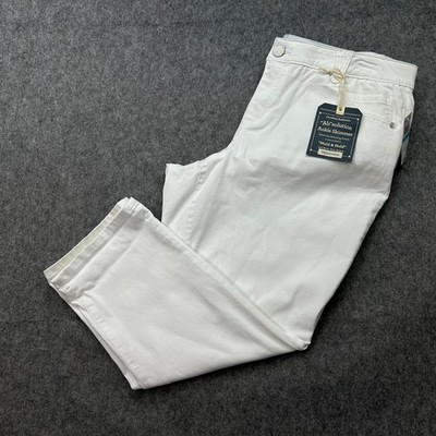 Democracy Ab Solution Ankle Skimmer Jeans Women's Size 20W White Denim NWT