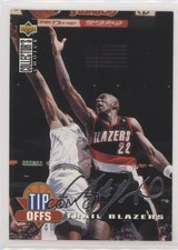 1994-95 Collector's Choice Tip Offs Silver Foil Signature Clyde Drexler HOF 0e3