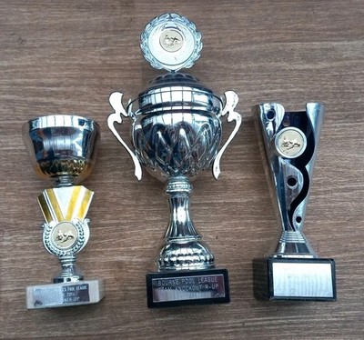 3 Snooker Pokale Pokale Auszeichnungen Konvolut