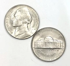 1951 S UNCIRCULATED JEFFERSON NICKEL CHOICE TO GEM BU