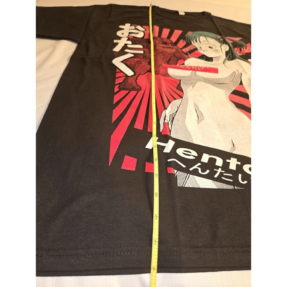 Camiseta Gráfica Para Hombre Dragon Ball Z Bulma Anime Manga Negra Talla XL Foto 3 de 4