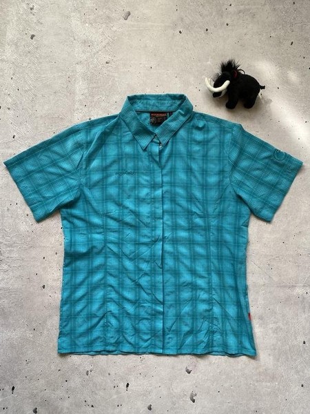 Women Mammut Shirt Turquoise XL