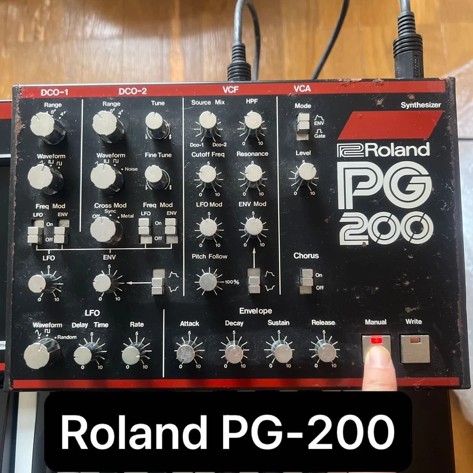 Roland PG-200 Synthesizer PROGRAMMER - VINTAGE Top Zustand