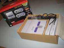 Nintendo Super NES Classic Edition Gaming Miniature Console - In Box - Tested