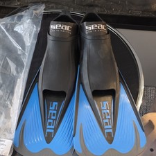 Seac Speed-S Scuba Fins & Flippers Blue/Black/Grey Size XL (46-47)