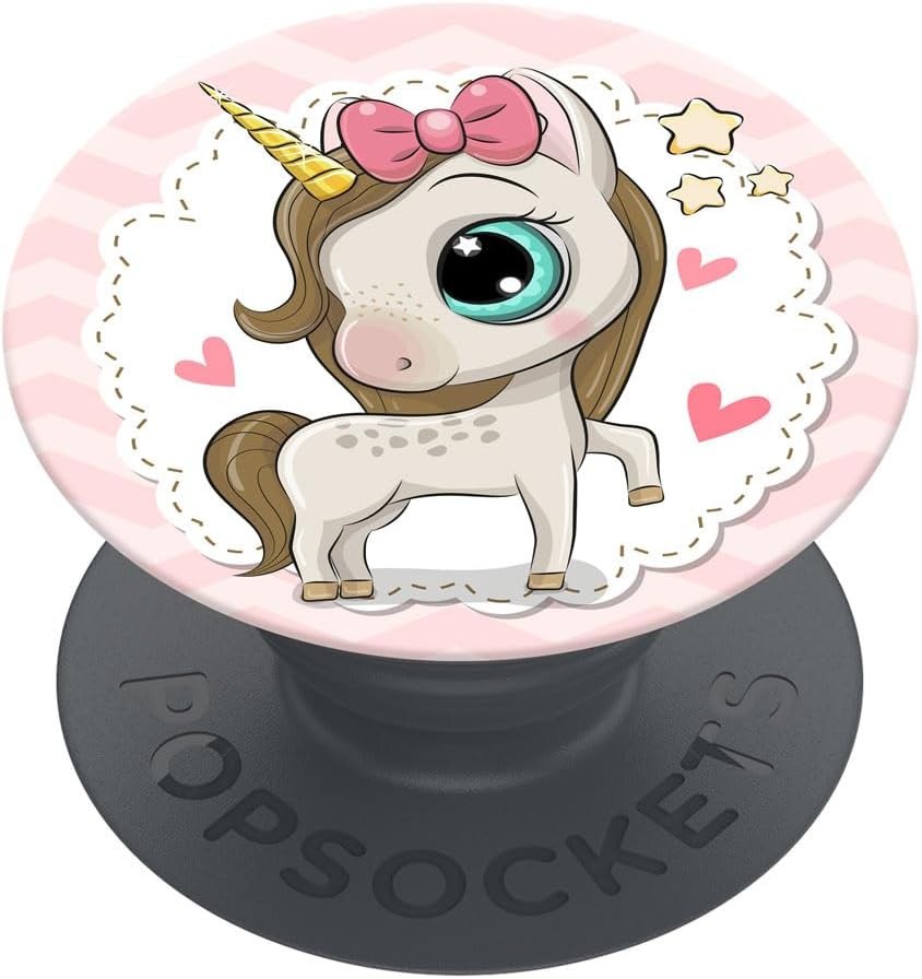 PopSockets PopGrip Grip Extensible Pour Téléphones Licorne Basique