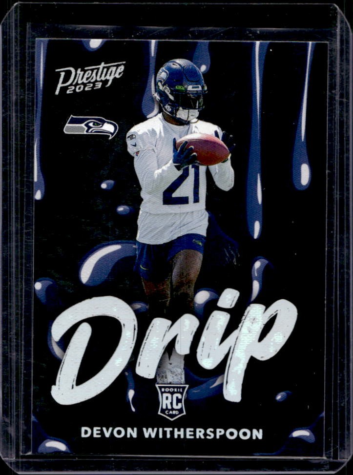 2023 Panini Prestige Devon Witherspoon NFL Drip RC Rookie #5 Seahawks